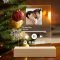 Customizable Lighted Acrylic Plate with Photo and Scannable Code from Spotify Song