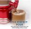 Nostalgia Retro 32-Ounce Hot Chocolate, Milk Frother, Cappuccino, Latte Maker and Dispenser