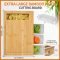 Bamboo 4 Containers Big Cutting Board